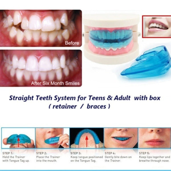 Silicone Tooth Retainer with flexible dental support