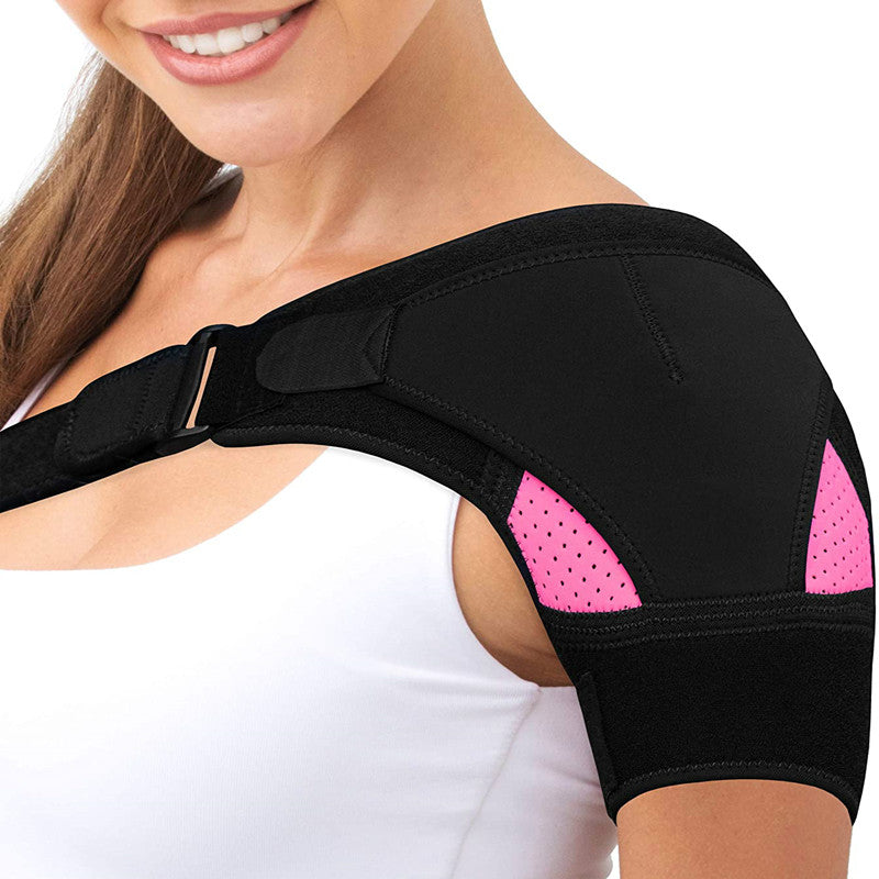 Adjustable Sports Shoulder Brace with Ice Pack