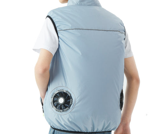 Wearable Cooling Fan Vest for summer outdoor comfort