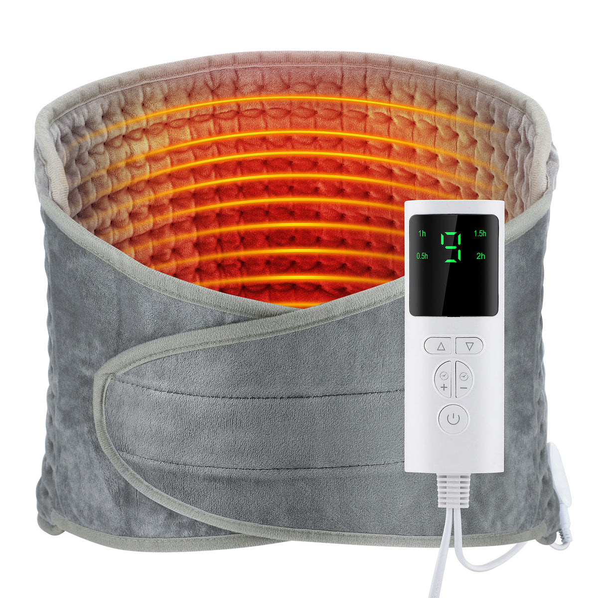 Heated Back Support Belt worn around the lower back
