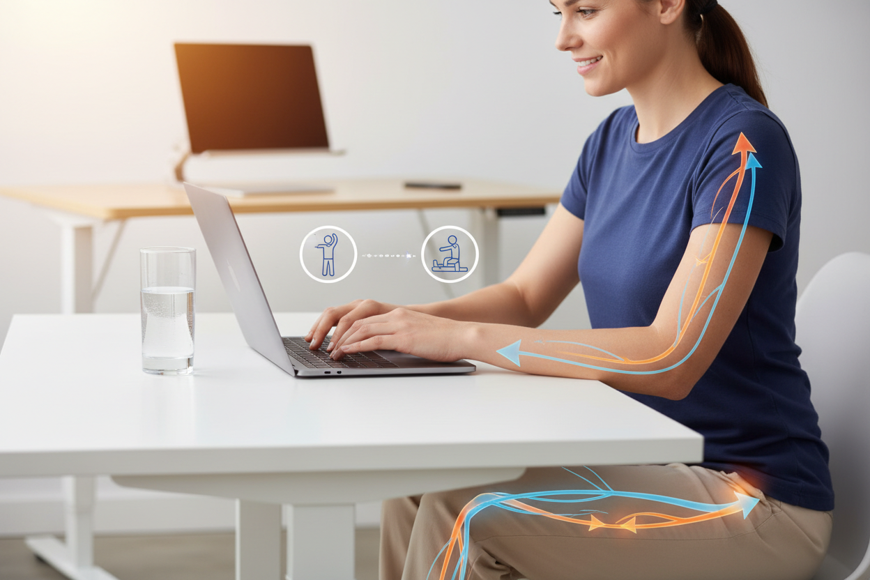 How to Improve Blood Circulation While Sitting All Day