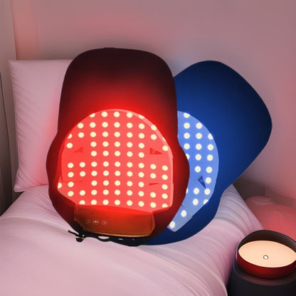Red &amp; Blue Light Therapy Hair Growth Cap front view