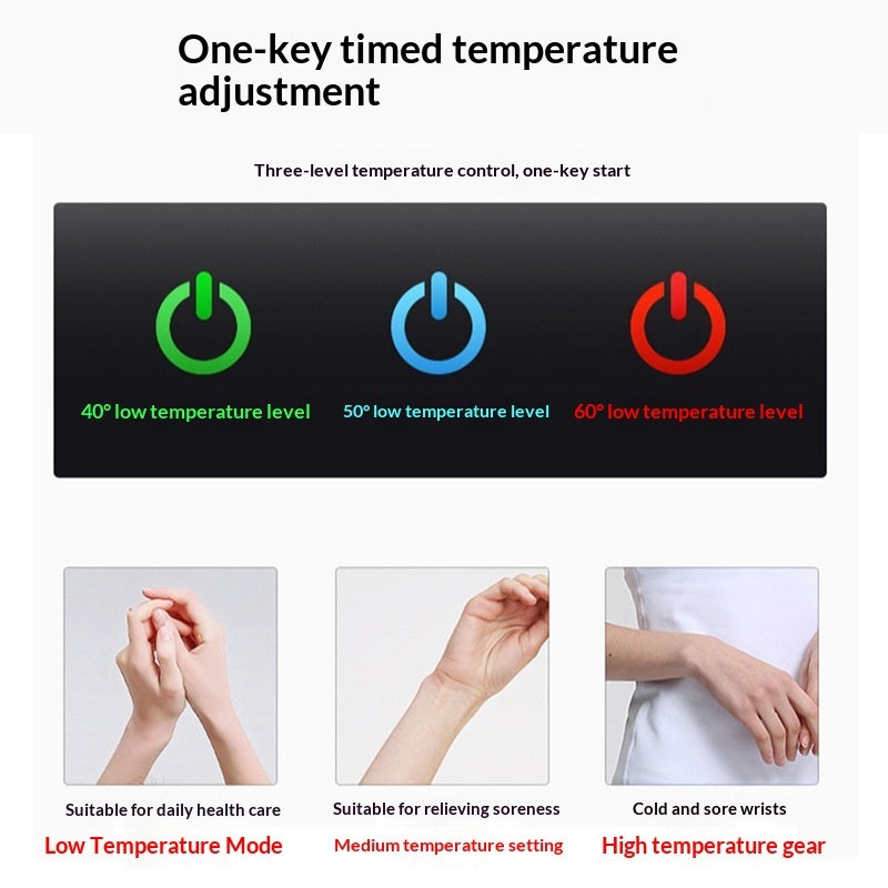 Heated Wrist Brace for tendon support