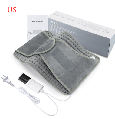Heated Back Support Belt worn around the lower back