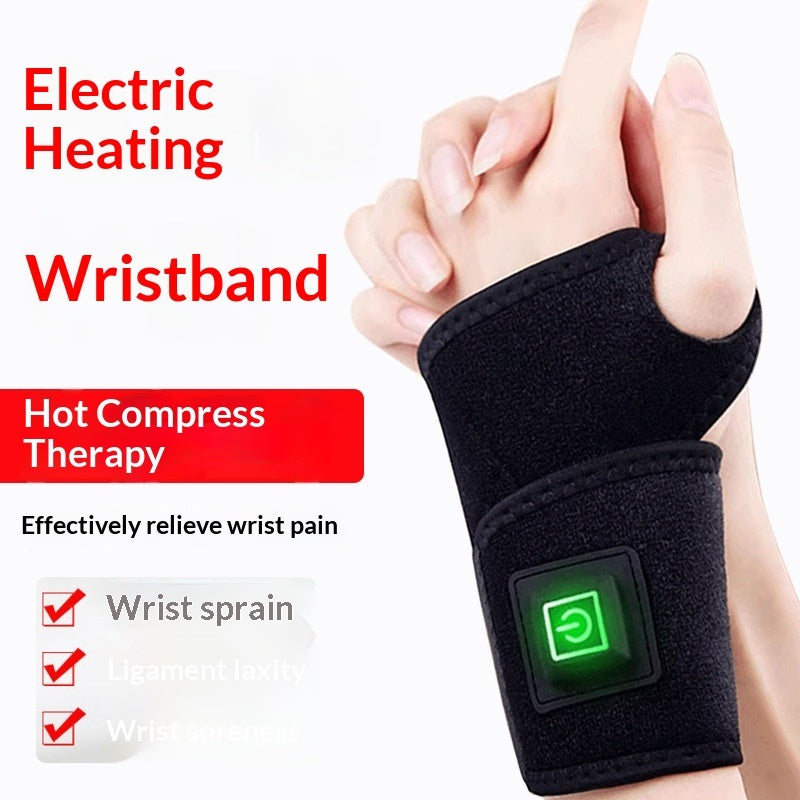 Heated Wrist Brace for tendon support