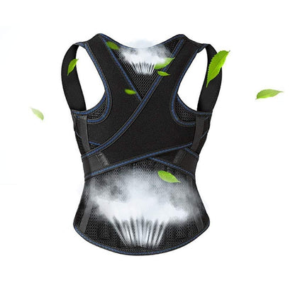 Posture Corrector Back &amp; Shoulder Support Brace front view