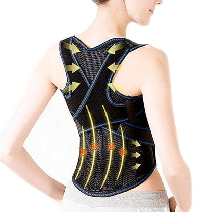 Posture Corrector Back &amp; Shoulder Support Brace front view