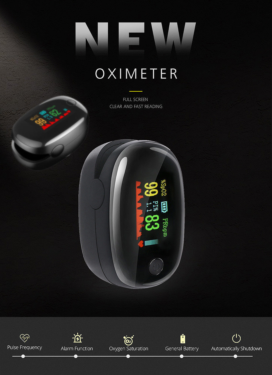 Fingertip Pulse Oximeter for blood oxygen monitoring