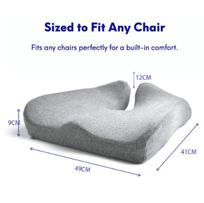 Memory Foam Ergonomic Seat Cushion for office chairs