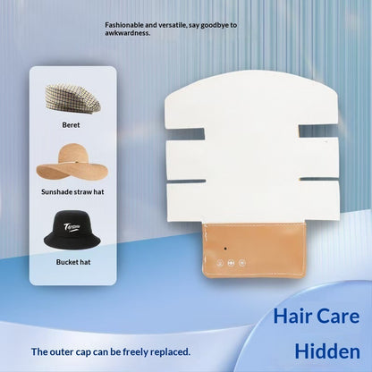 Red &amp; Blue Light Therapy Hair Growth Cap front view