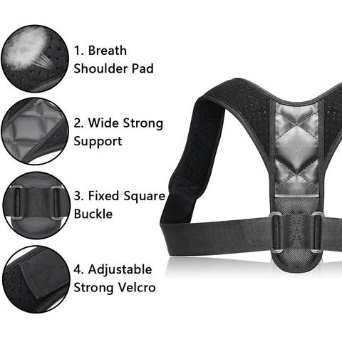 Adjustable Posture Corrector supportive back design
