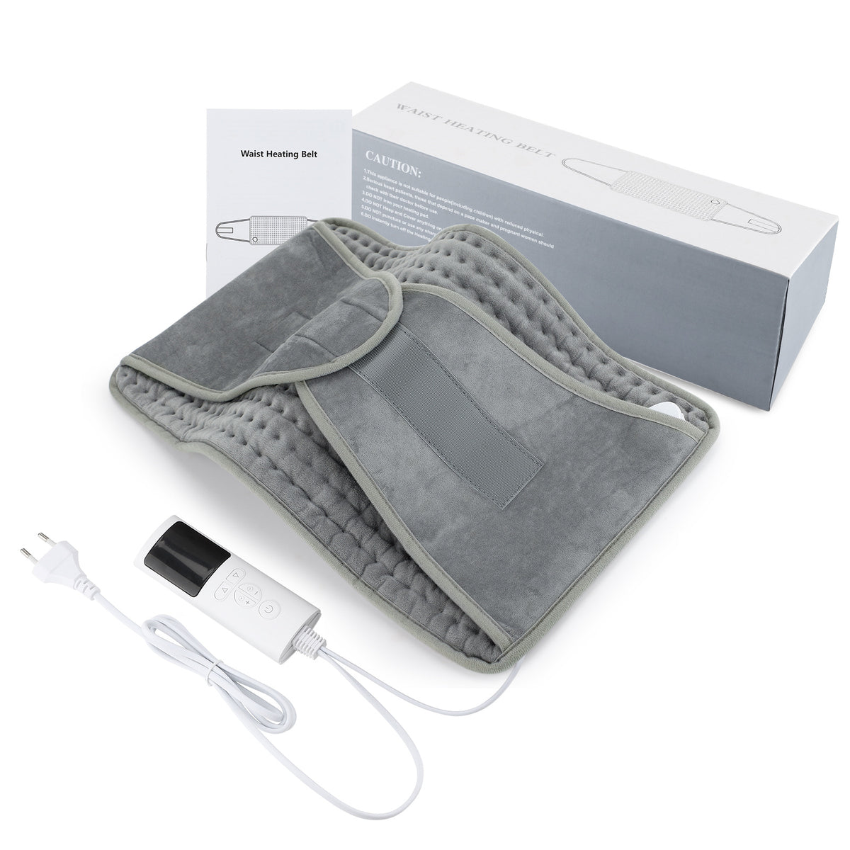 Heated Back Support Belt worn around the lower back