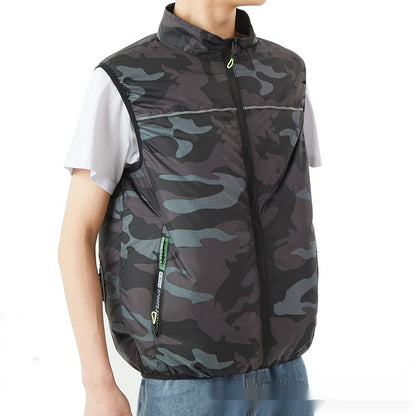 Wearable Cooling Fan Vest for summer outdoor comfort