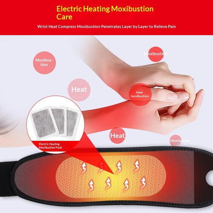 Heated Wrist Brace for tendon support